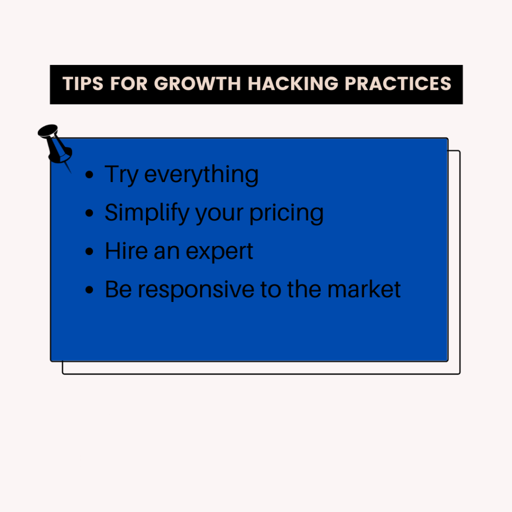 Important growth hacking practices