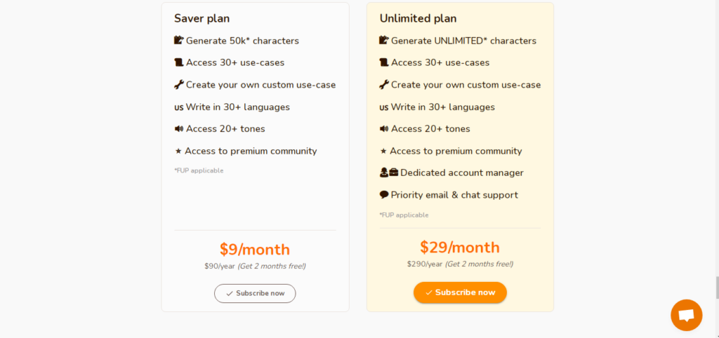 Rytr Pricing Structure 