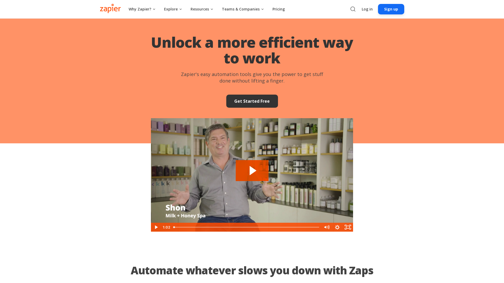 Partnerships Website User Interface