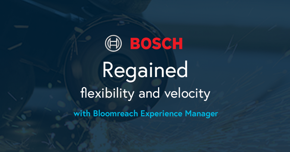 Bosch Website User Interface