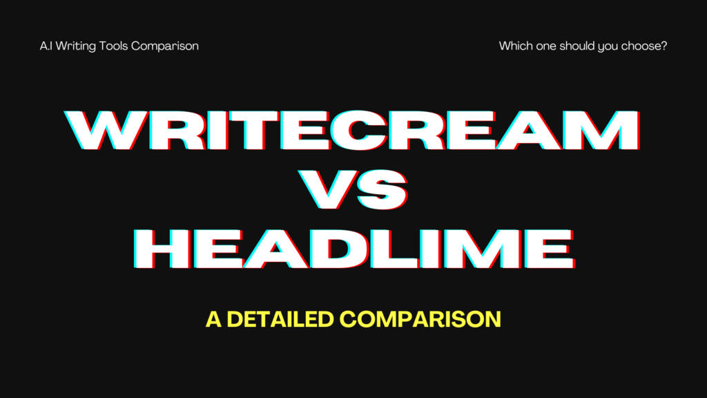 Writecream vs Headlime Cover Image