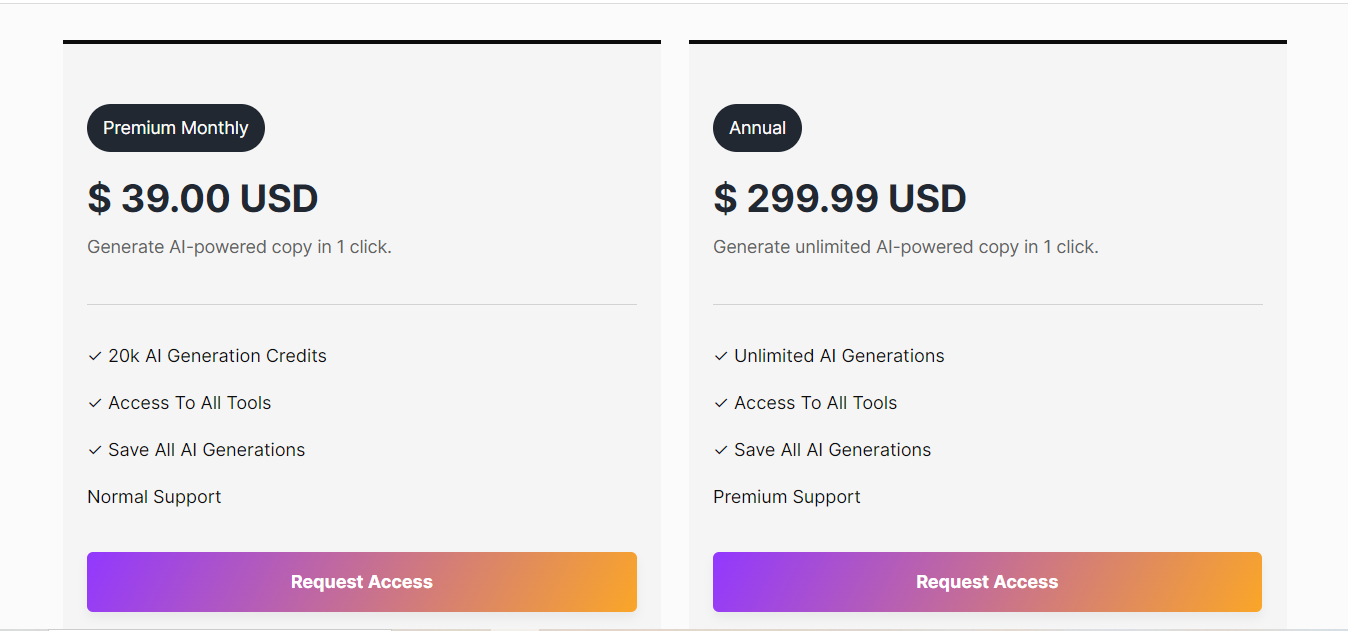 Copyshark Pricing With Details