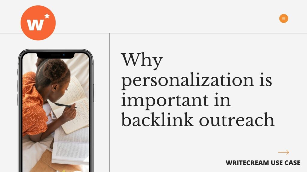 Why personalization is important in backlink outreach