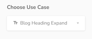 blog heading expand