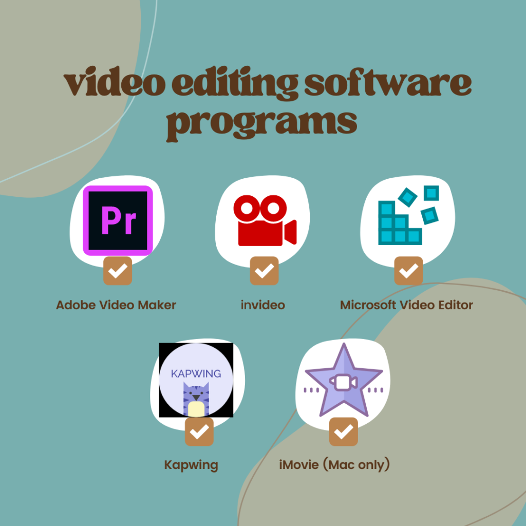 List Of Video Editing Softwares