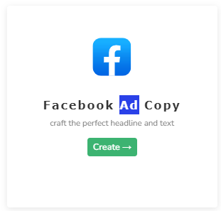 Facebook ad copy