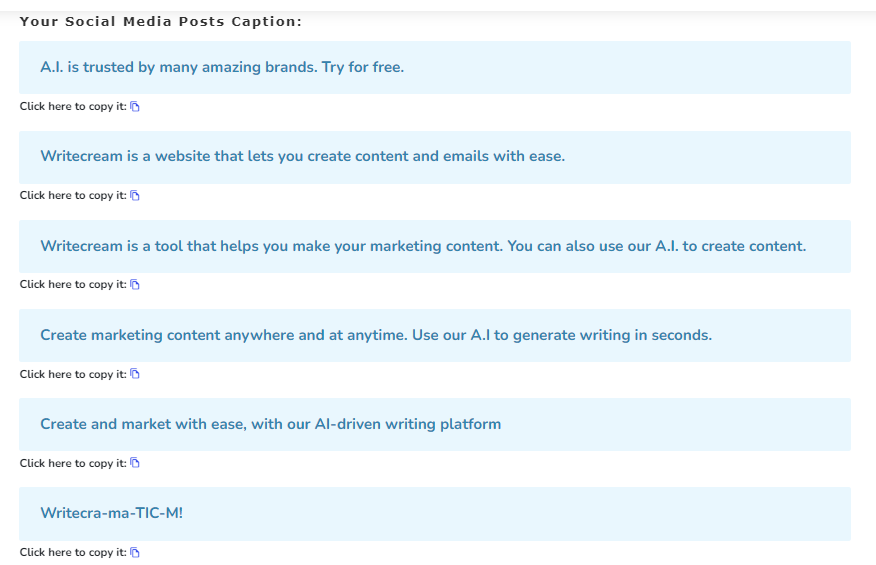 instagram captions generator