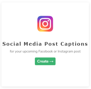 social media captions