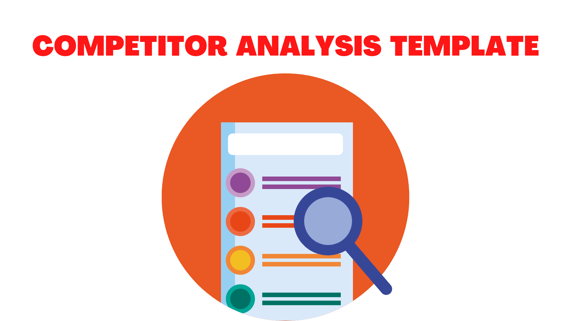 Competitor analysis template