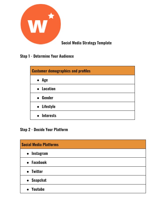 How To Make A Social Media Strategy Template!