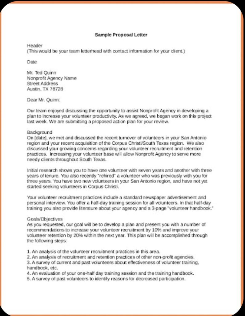 How To Write A Proposal Letter Writecream