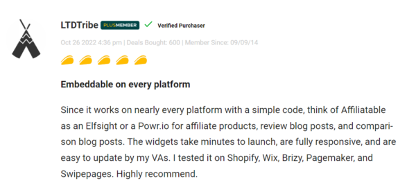 Customer Review 1