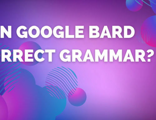 Can Google Bard correct grammar?