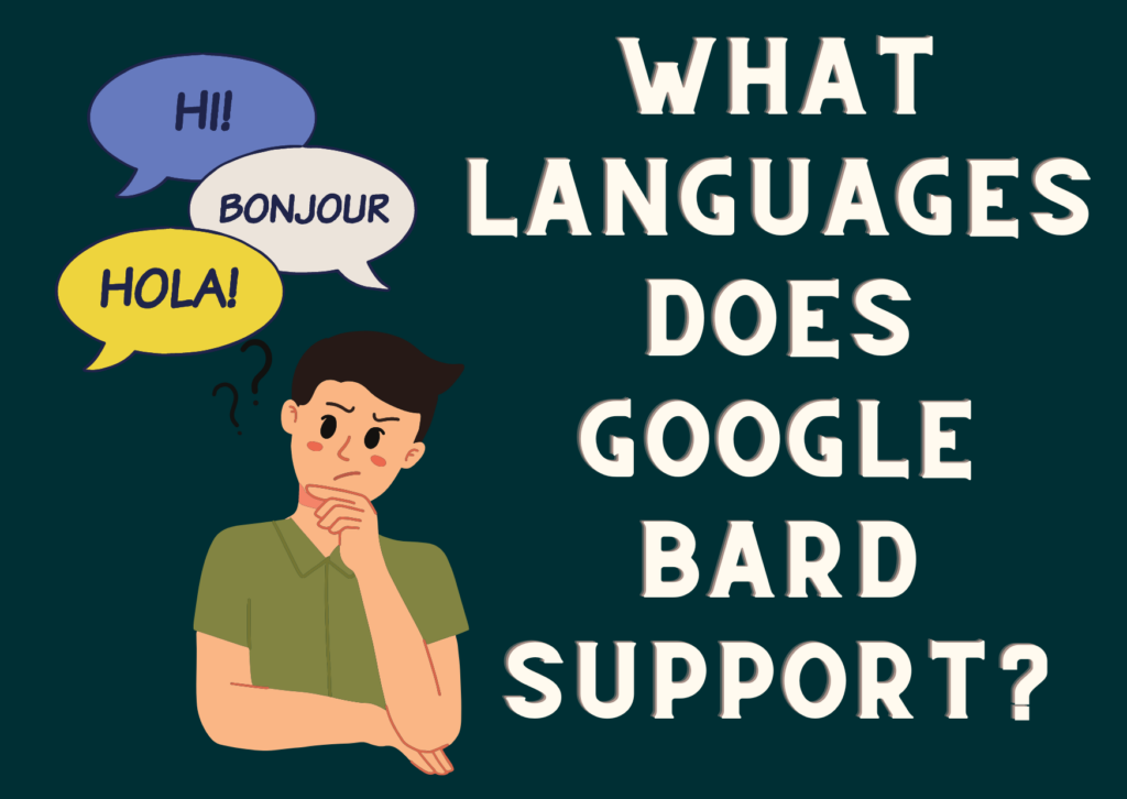 languages google bard allow 