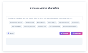 Anime Character Generator