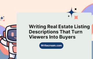 Real Estate Listing Descriptions