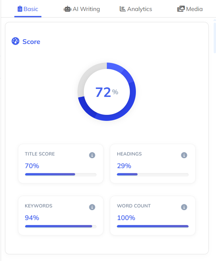 Basic SEO Analysis - Comprehensive Content Overview