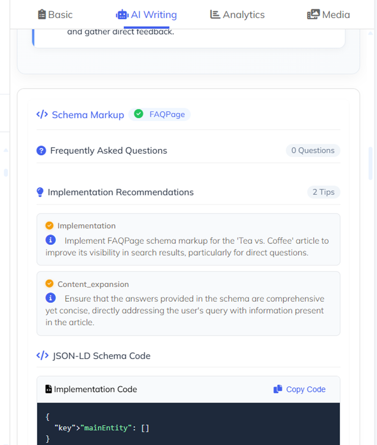 Schema Markup Generator - Structured Data Implementation