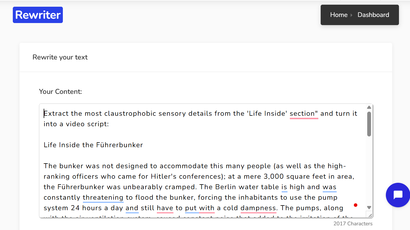 Blog Posts into Video Scripts