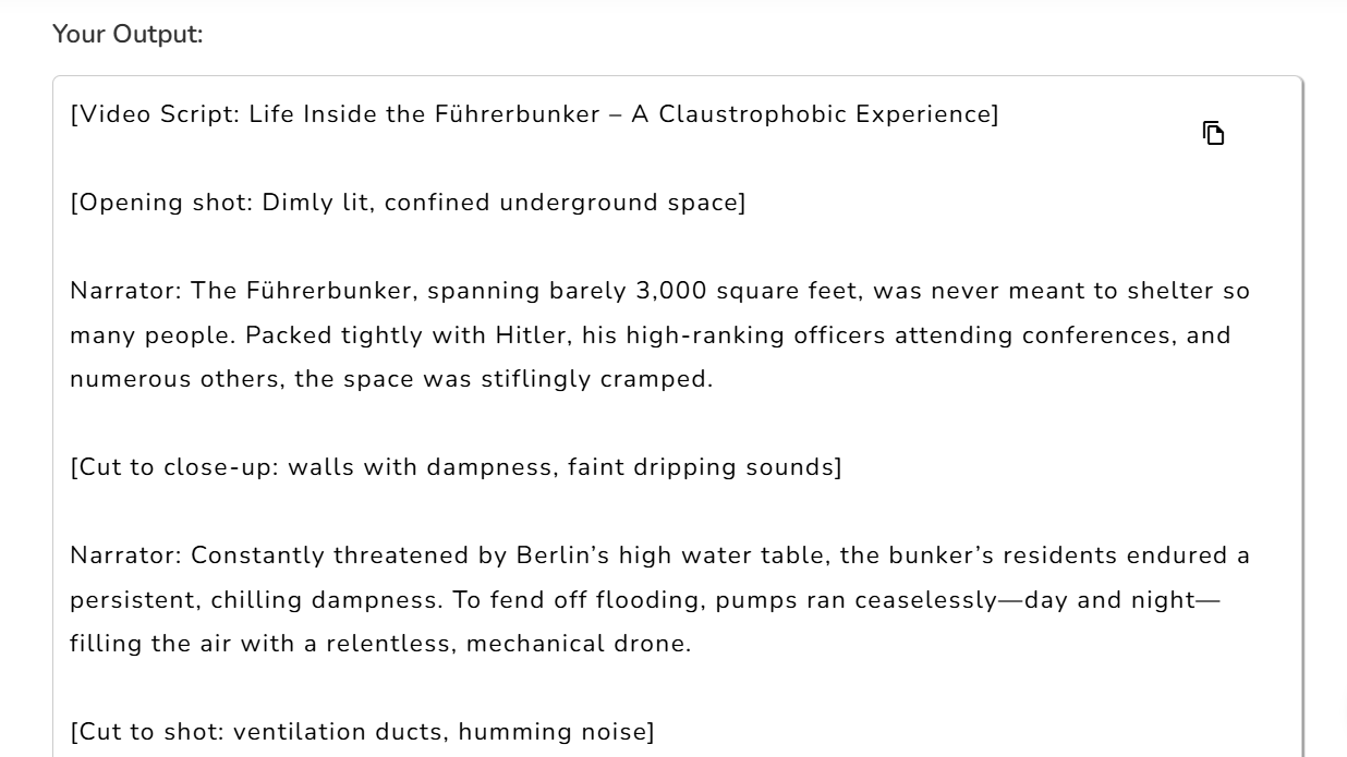 Blog Posts into Video Scripts